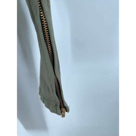 Joe's Jeans Womens Size XS The Jean Legging Khaki Olive Pull On Ankle Zip Pants - Picture 5 of 7